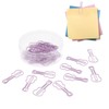Guitar Shape Light Paper Clips,50pcs Funny Cute Paperclips Bookmarks Planner