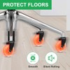 Office Chair Caster Replacement Wheel for Hardwood Floor and Carpet,