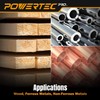 POWERTEC PRO 50PK, 5 Inch Sanding Discs Hook and Loop,