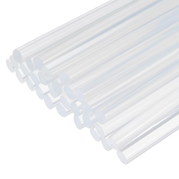 uxcell Mini Hot Glue Gun Sticks 10.6-inch x 0.27-inch Strongly