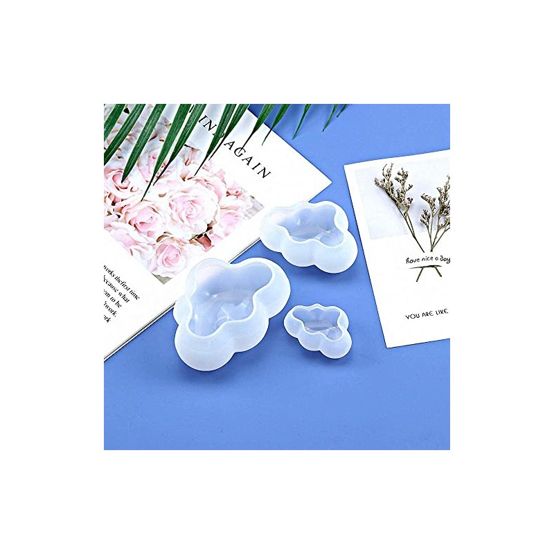 Cloud Shaped DIY Crystal Drop Glue Mold Silicone Mold Transparent