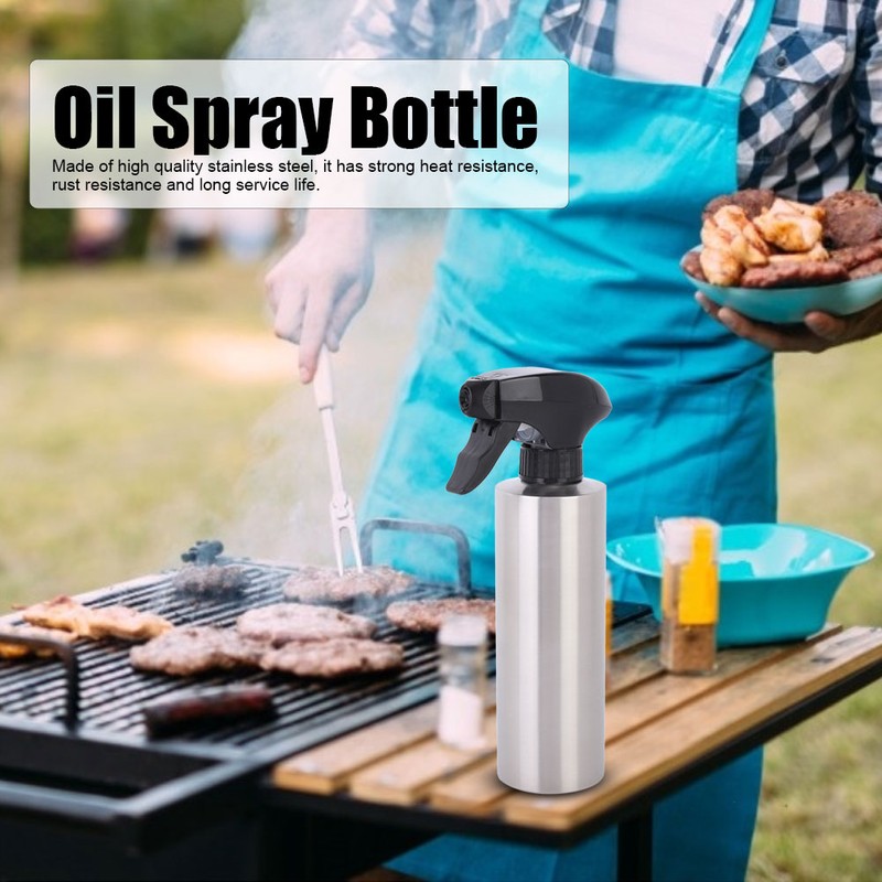 Kitchen 304 Stainless Steel Oil Sprayer Dispenser Olive Oil Spray