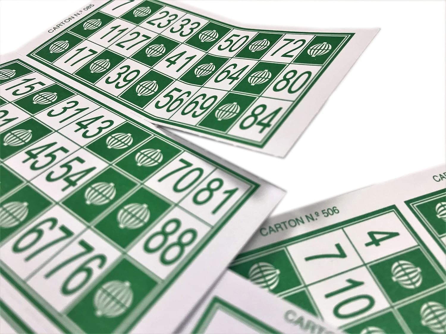 Genérico 600 Cartones para Bingo Tradicional De 90 Bolas (Azul)