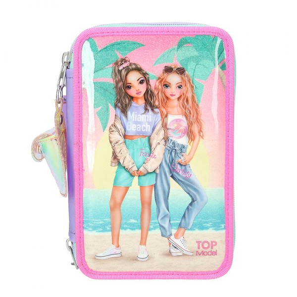 Depesche 11213 TOPModel Miami Design Filled Pencil Case Approx. 7.5