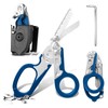 Rescue Scissors, Trauma Scissors, 6-in-1 Foldable Trauma Scissors, Emergency Scissors,