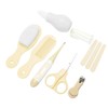 8pcs Convenient Daily Baby Nail Clipper Scissors Hair Brush Comb