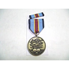 FULL SIZE Army Overseas Service Medal and Ribbon