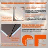 2 in 1 Mini Pneumatic Chamfering Machine, 45° Arc Corner