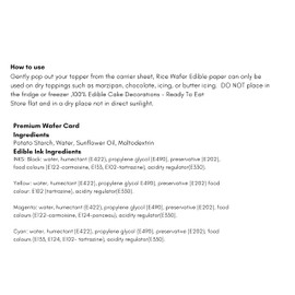 Ariana Music Singer Edible Cupcake Toppers 24 Precut Ready to Use Premium Wafer Card