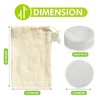 Hima'la 24 Pcs Reusable Makeup Remover Pads with Washable Laundry