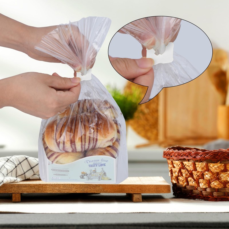 100 Pcs Reusable Plastic Bread Clips - Keep Your Food
