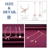Yumilok Women's Jewellery Set Aeroplane Pendant Necklace and Earrings Set