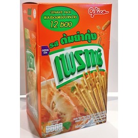 Glico Pretz Bread Stick Tom Yum Kung Flavour 14.5g 12 Packs