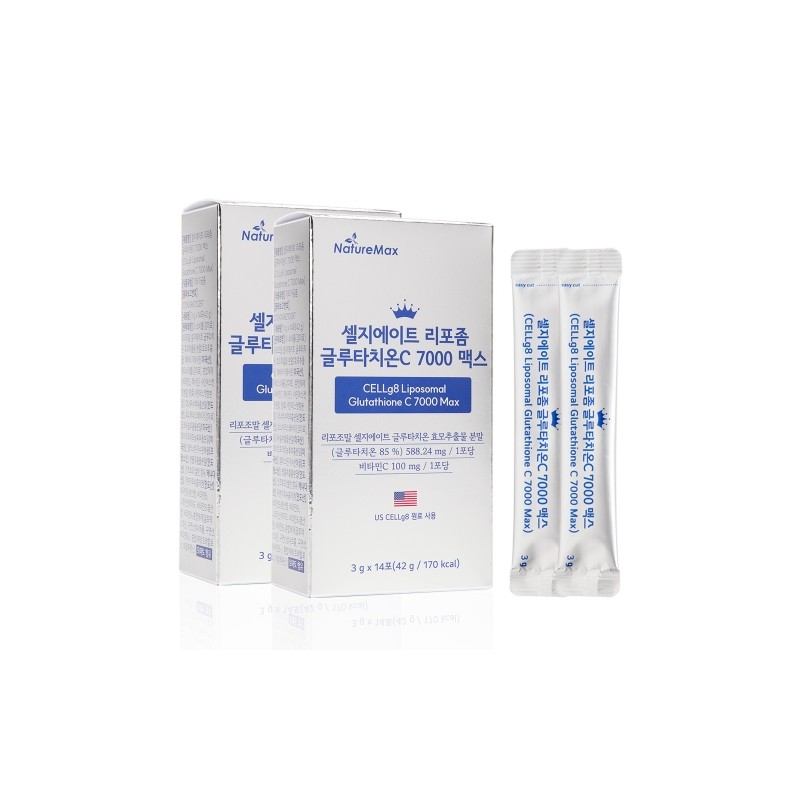 Naturemax Cellgiate Liposomal Glutathione C7000 Max 3g x 14 Sticks