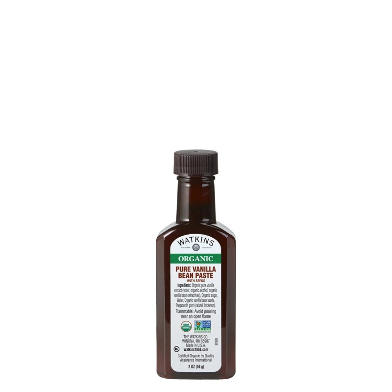 Watkins ORGANIC PURE VANILLA BEAN PASTE WITH SEEDS, 2 OZ.