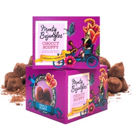 Monty Bojangles Choccy Scoffy | 2 Gift Boxes - Choose from 10 Flavours | Cocoa Dusted Truffles, 2 x 150g (Gift Pack 300g)
