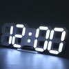 3D LED Wall Clock Brightness Adjustable Innovative 3D Table Wall