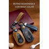 ontto Leather Car Key fob Cover fit for Mercedes A