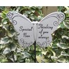 Memorial Butterfly Special Nan on Stick , Put By Grave