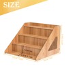 JoyHuaTrade 4 Tier Retail Wooden Display Riser, Wood Craft Fair