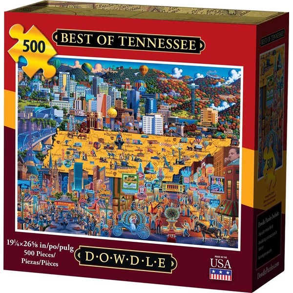 Dowdle Jigsaw Puzzle - Best of Tennessee - 500 Piece