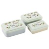 Skater SLUS3AG-A Antibacterial Sealing Containers, Set of 3, Storage Containers,