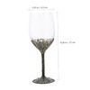 Alipis Multi-Purpose Crystal Wine Goblet Stylish Flute for Parties Holder