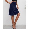 Baggyfly 3 Pack Womens Midi Skirts Flowy Lightweight Knee Length