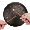 CYTGOUPER 4PCS Steel Tongue Drum Mallet, Child Rubber Mallet,6.5in Rubber
