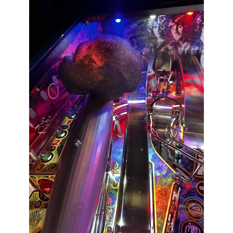 Stern LED ZEPPELIN Pinball Exploding Zeppelin Mod w/fire lights The