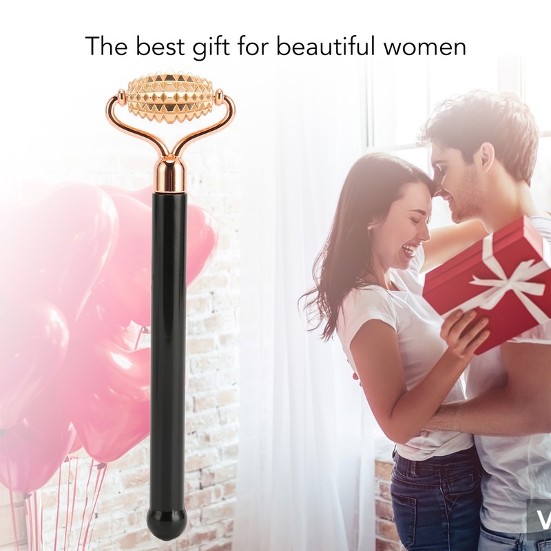 Face Roller Tighten Skin Reduce Puffiness Fine Lines Silent Alloy