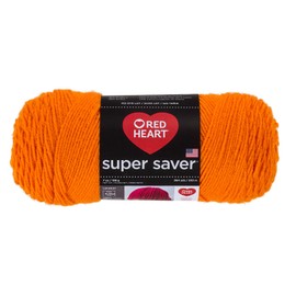 Red Heart 254 - Ovillo de Lana, diseño de corazón, Color Rojo