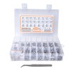 580Pcs Screws Nuts Washers Kit 304 Stainless Steel Cylindrical Head