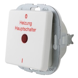 REV AquaKombi, Heizungsschalter Feuchtraum IP44, zweipolig, Unterputz, weiss