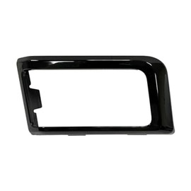 For GMC Sierra 1500 2022 2023 2024 2025 Fog Light Bezel Driver Side | Front | Painted Gloss Black | Made Of Plastic | Replacement For GM1038291 | 191275952412, 84878757