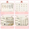 Travel Jewellery Box, T Tersely Portable Jewelry Box Jewellery Case