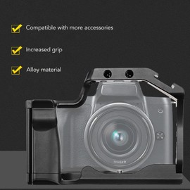 Goshyda Jaula M50 M50II M5, Aleación de Aluminio, Película de Video, Plataforma para Hacer Películas, Jaula para Cámara con Zapata Fría para Orificio de Ubicación para