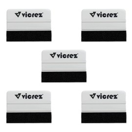 Vicrez Vinyl Wrap 5 Pieces White Felt Soft Squeegee vzt116