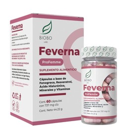 ProFemme Feverna, Biobo Labs, 60 cápsulas