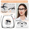 MARE AZZURO Large Square Reading Glasses 2.0 Women Oversized Readers