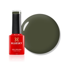 Bluesky Gel-Nagellack, verführerisch, Mini, FW1909, Khaki, Grün, langlebig, splitterfest, 5 ml Trocknen unter UV-LED-Lampe erforderlich