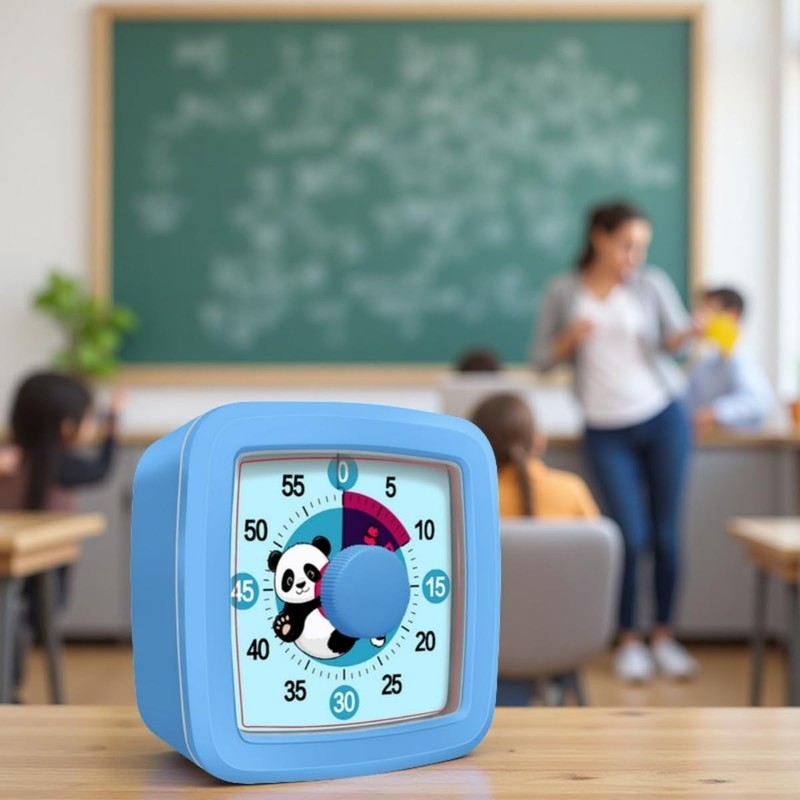 Visual Timer for Kids and Adults, 60-Minute Countdown Timer for