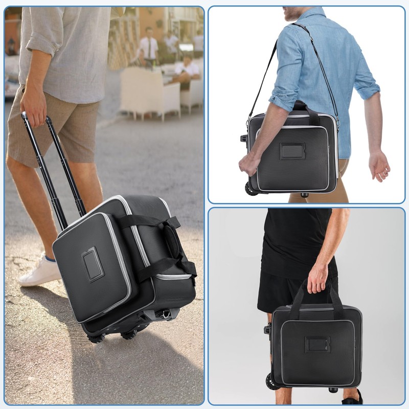 Undomip Speaker Bag with Wheels Compatible with Bose S1 Pro
