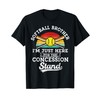 Retro Softball brother I'm Just Here for Concession Stand T-Shirt