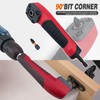 Right Angle Drill Adapter Hex Interface Electric Screwdriver Corner Attachment