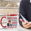 Viberty Papa Mug 11Oz - Funny Papa Gifts from Grandkids