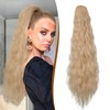 Benehair 32 Inch Ponytail Extension Long Curly Wavy Drawstring Ponytail