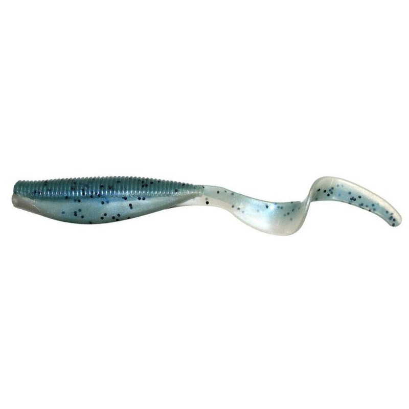 Z-Man Streak Z Curly Tail, 5", Nuked Pilchard Glow