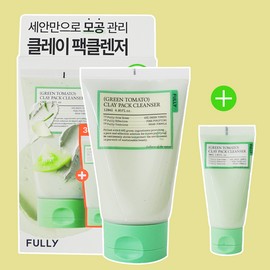 pulley Fully Pack Cleanser Green Tomato Clay 120ml+30ml Special Set / 풀리 팩 클렌저 그린 토마토 클레이 120ml+30ml 기획 세트