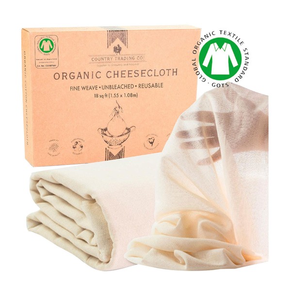 Country Trading Co. Organic Cotton Cheesecloth - Each